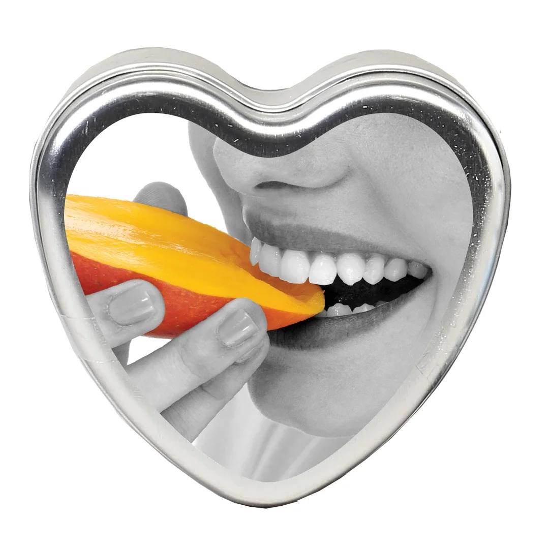 Earthly Body Świeca do masażu Mango 113g - aromatyczny olejek do pielęgnacji
