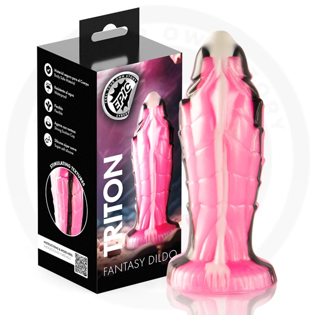 Epic Triton silikonowy model anatomiczny, morski odcień, 19 cm