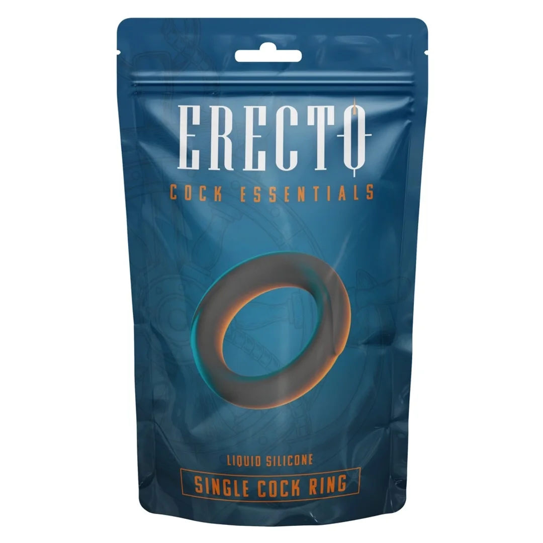 Erecto Pierścień Intymny Single z Elastycznego Silikonu 2,6 cm