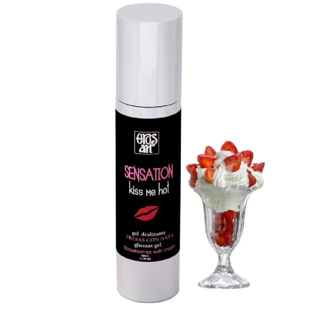 EROS-ART Sensattion Żel nawilżający truskawkowy z kremem 50ml