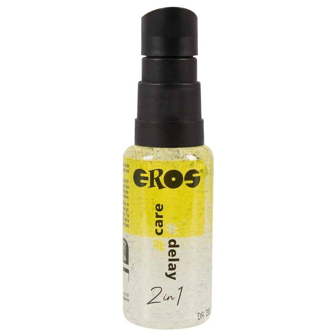 EROS Care & Delay żel intymny 2w1 z pantenolem i miętą 30 ml