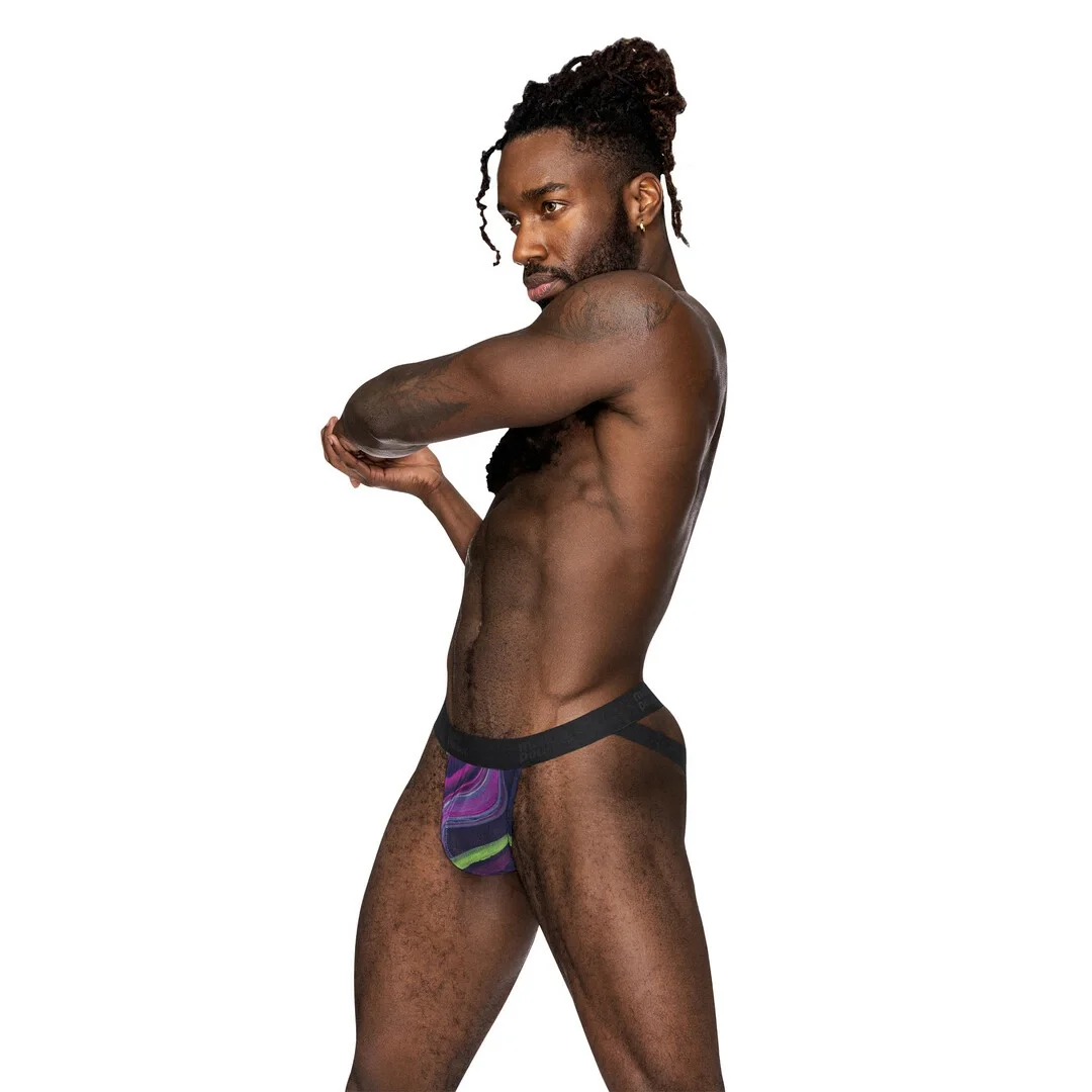Espiral Galactica Jockstrap S/M z czarnym elastycznym pierścieniem