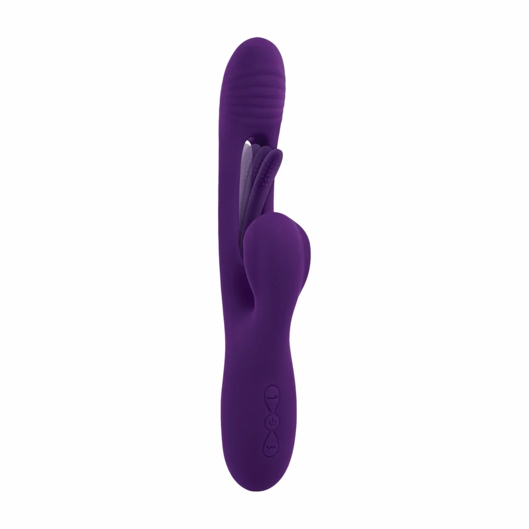 Evolved The Thrill Purple - wielofunkcyjny masażer silikonowy, 14 trybow