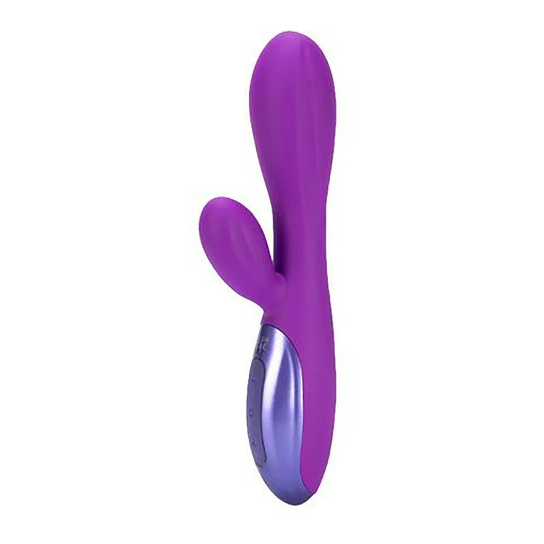 Excite Rabbit - silikonowy masażer intymny z 6 trybami wibracji, fioletowy