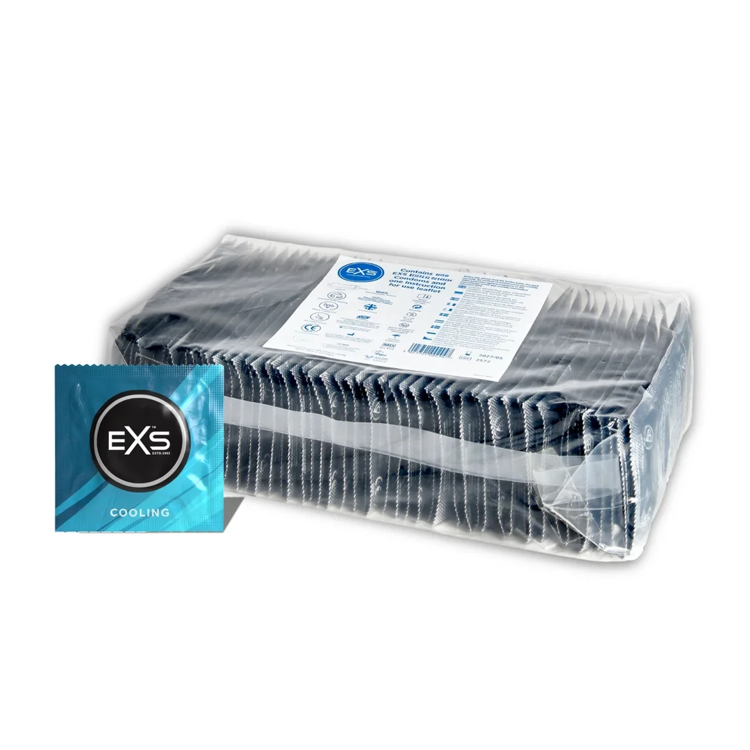 EXS Cooling 54 mm 144 szt. - prezerwatywy z efektem chłodzenia