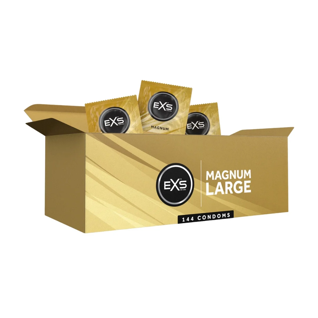 EXS Magnum 144 szt. prezerwatywy powiększony rozmiar 60mm lateks