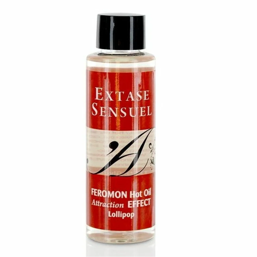 Extase Sensual Olejek do masażu ciepły z feromonami Lollipop 100ml