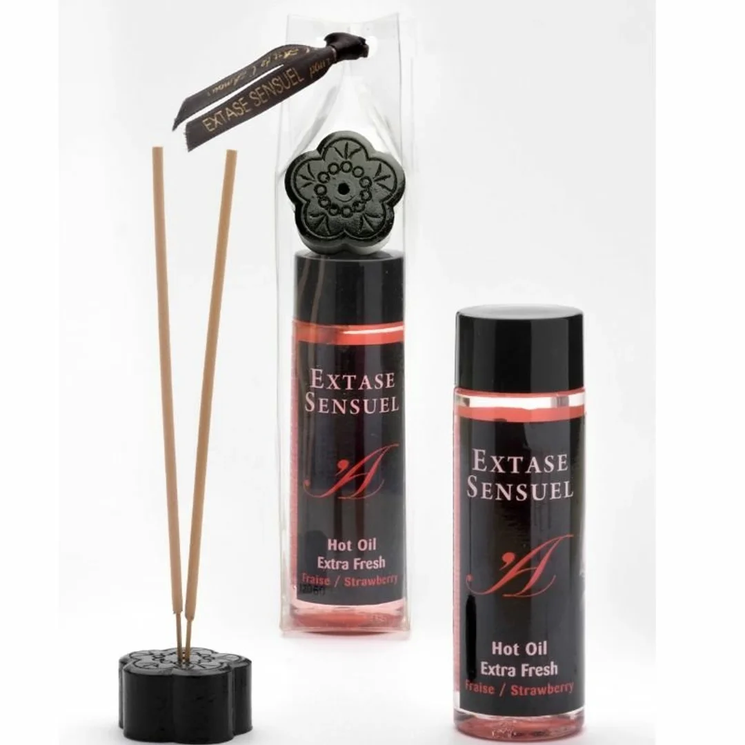 Extase Sensual Olejek do Masażu Truskawkowy 100ml Extra Fresh