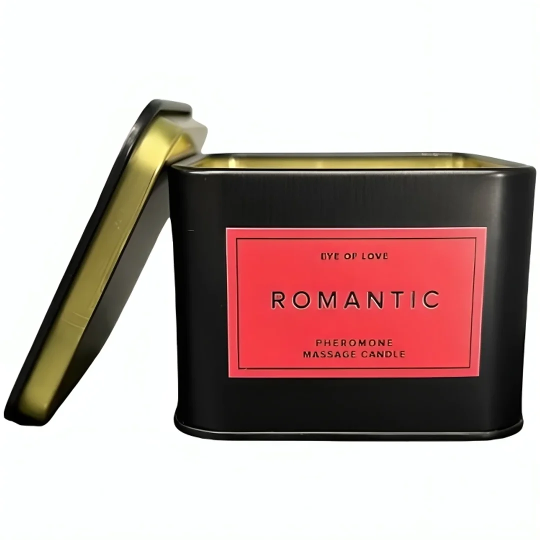 Eye of Love Świeca do masażu z feromonami 150ml - trawa cytrynowa i mięta