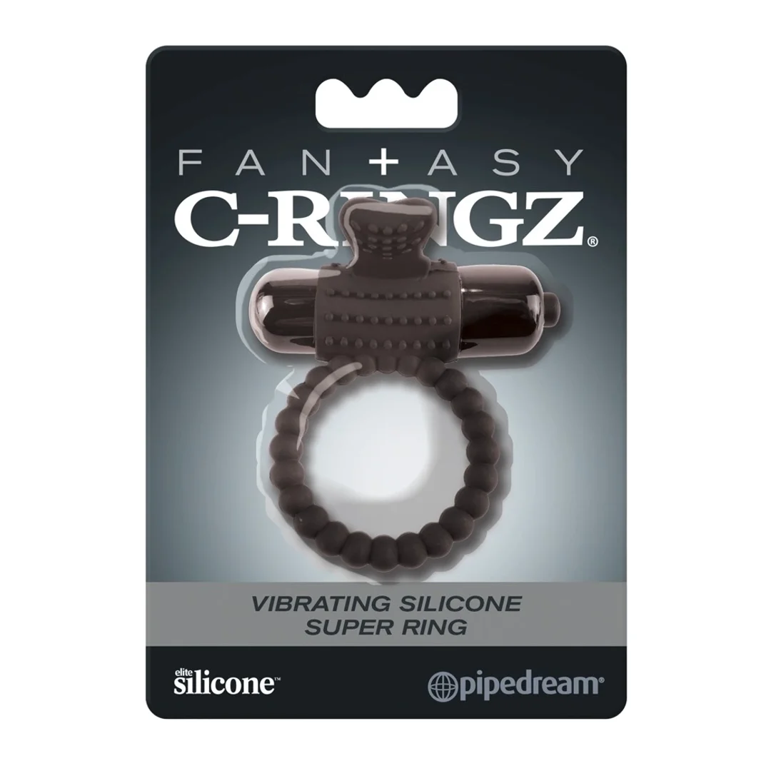 Fantasy C-Ringz Silikonowy Pierścień z Wibrującym Systemem Climax Bullet