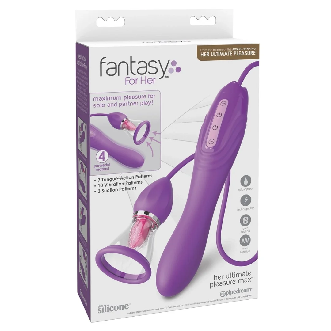 Fantasy For Her Her Ultimate Pleasure MaxP - system ssący z ruchomym języczkiem