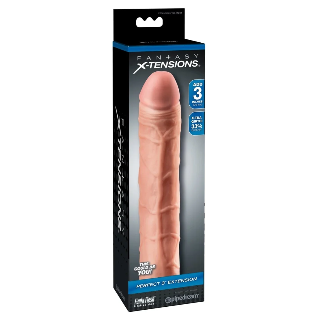 Fantasy X-Tensions nakładka powiększająca +7,6 cm cielista TPE 22,8 cm