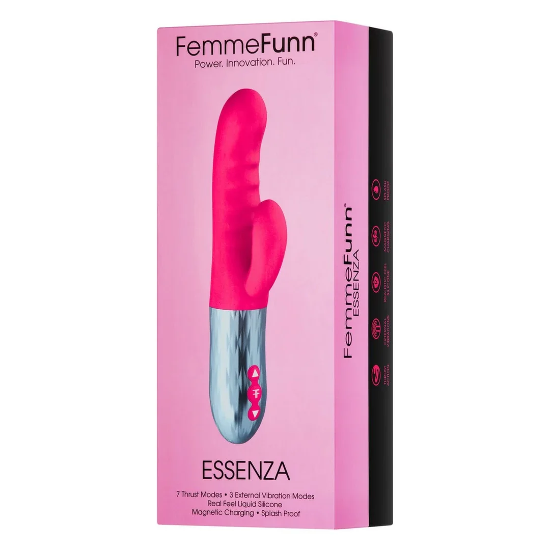 FemmeFunn Essenza Pink - zaawansowana maszyna intymna z funkcją ruchu