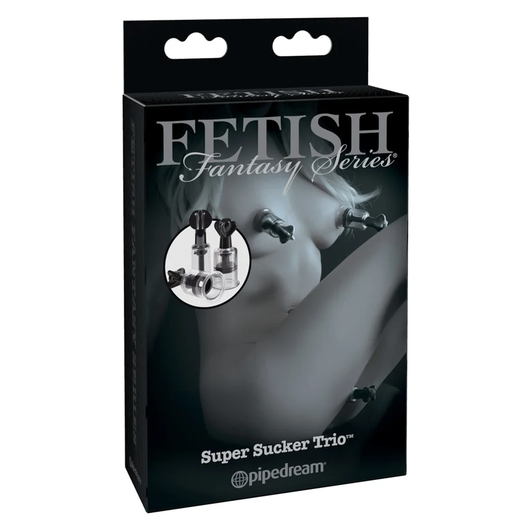 Fetish Fantasy Silne Przyssawki z Mechanizmem Skrętu 2 sztuki