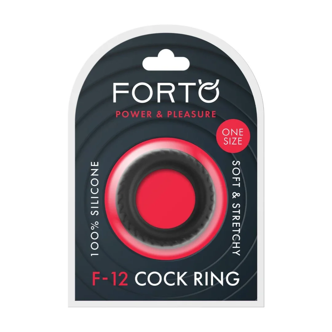FORTO F-12 35MM C-RING BLACK silikonowy pierścień elastyczny czarny