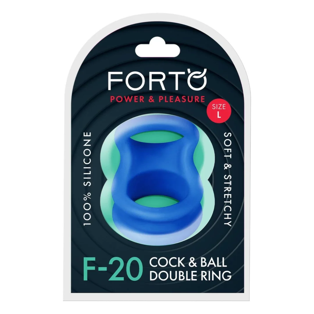 FORTO F-20 Ball Stretcher Large niebieski silikonowy pierścień