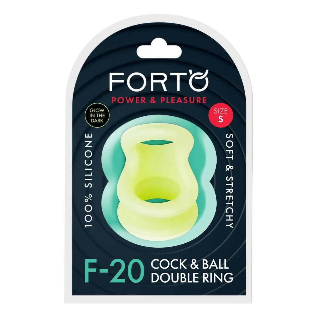 FORTO F-20 Balls Stretcher Small Glow silikonowy rozciągliwy pierścień