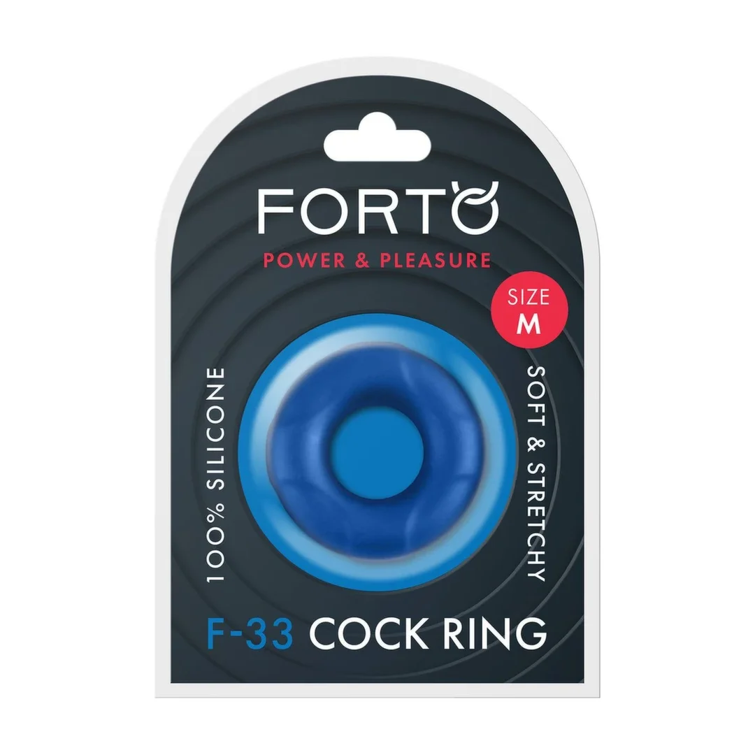FORTO F-33 Pierścień silikonowy 21mm Medium Blue elastyczny