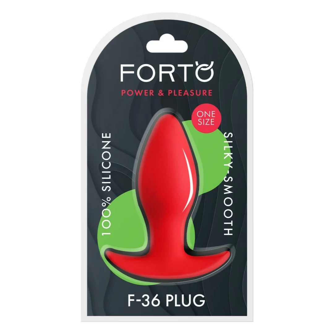 FORTO F-36 T Plug Red silikonowy korek średni elastyczny czerwony