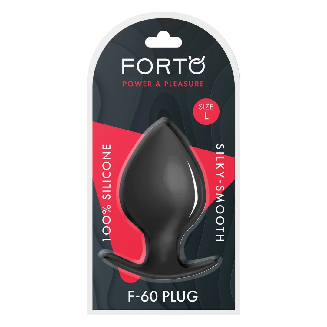 FORTO F-60 SPADE Large Black silikonowy model anatomiczny duży