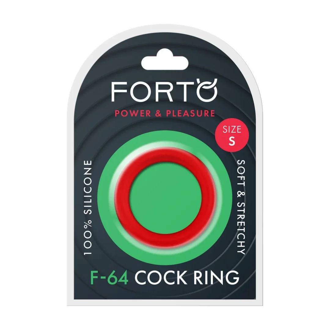 FORTO F-64 Pierścień silikonowy 40mm szeroki small czerwony