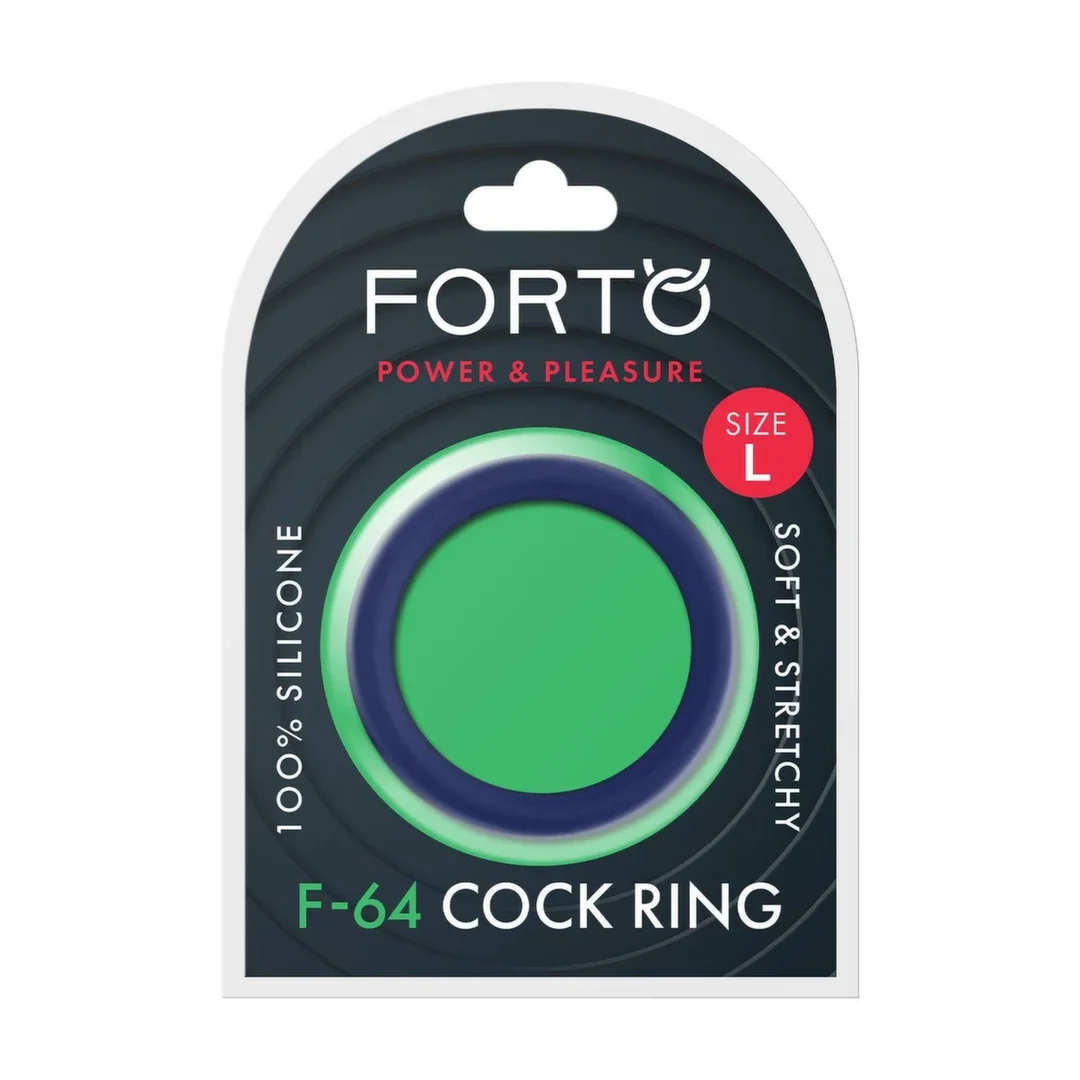 FORTO F-64 Pierścień Silikonowy 50mm Large Blue szeroki niebieski