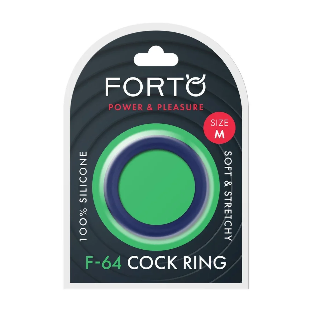 FORTO F-64 Pierścień silikonowy szeroki 45mm niebieski medium