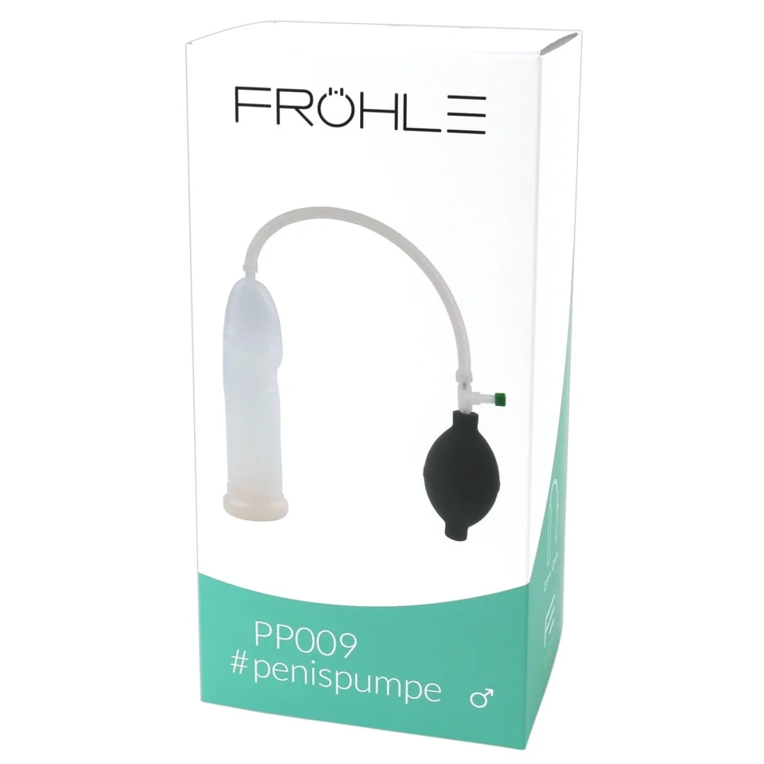 Froehle Slim Fit 21cm - Anatomiczna pompa prożniowa, przezroczysta