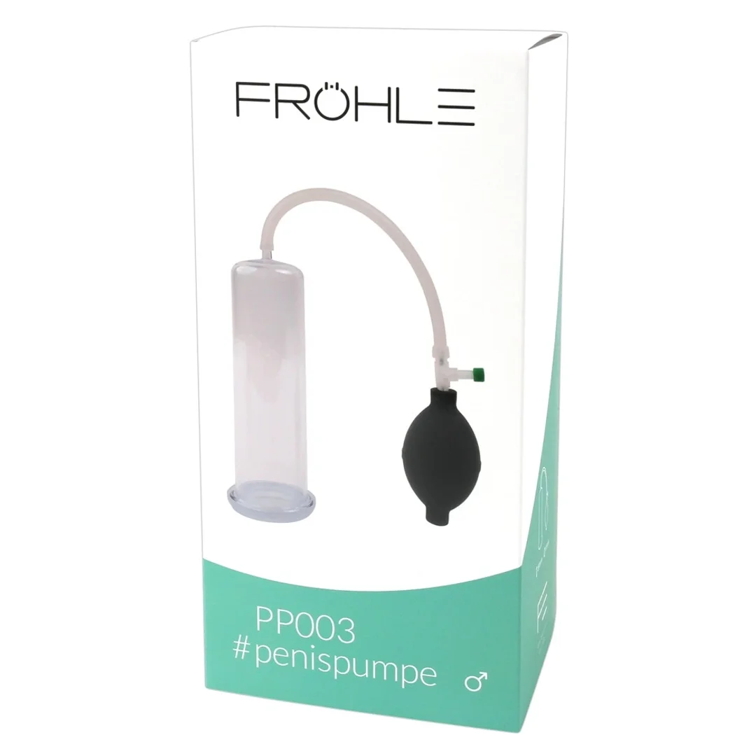 FROHLE PP003 Transparentna pompa prożniowa L 20cm, system kulowy