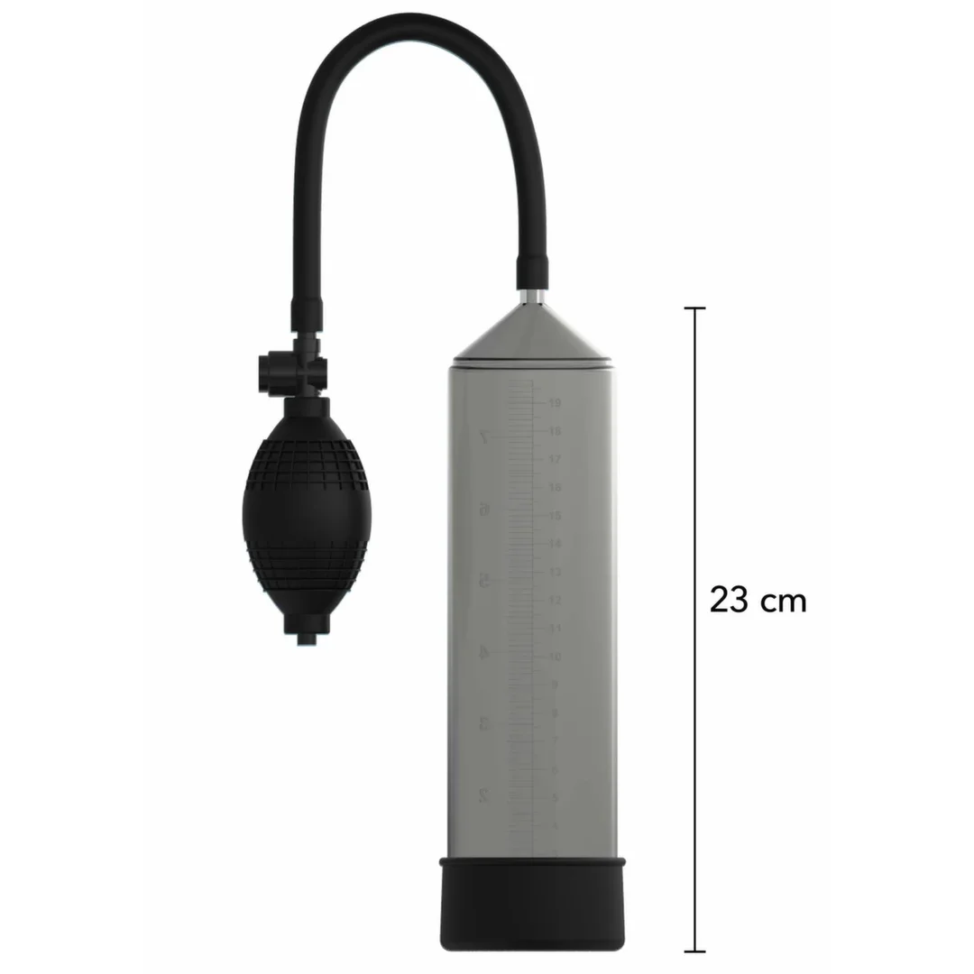 FUSION X Starter Penis Pump - pompka prożniowa z miarką, czarna