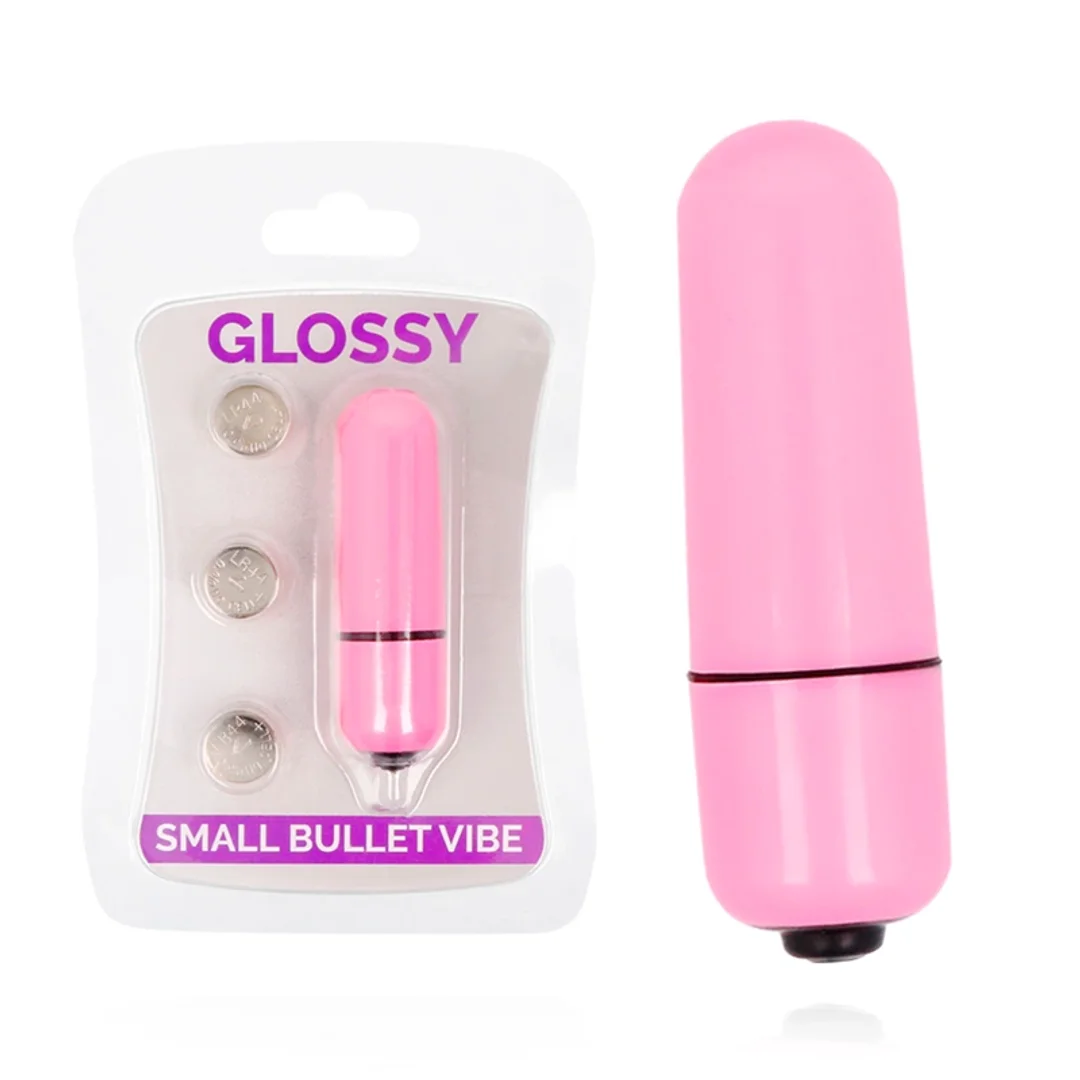 Glossy Brilliant Mini System Wibracyjny Głęboki Roż 58x18 mm Wodoodporny