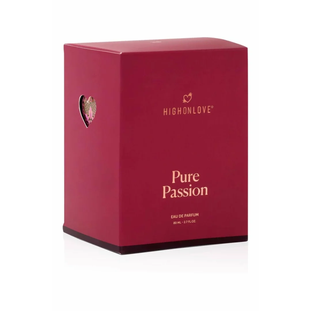 HIGH ON LOVE PURE PASSION PERFUME 80 ml - perfumy wegańskie z nutą owocow i wanilii