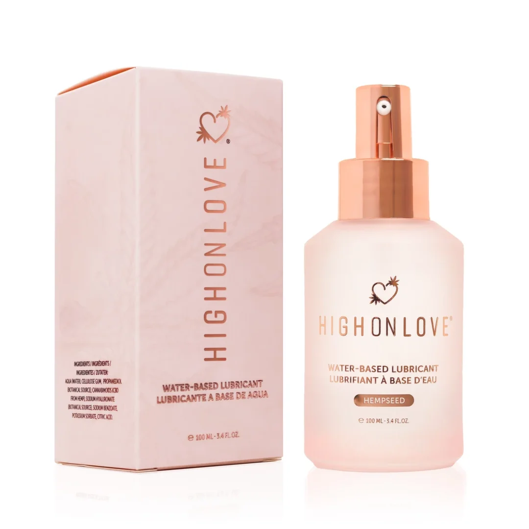HighOnLove Lubrykant Wodny z Olejem z Nasion Konopi 100ml Bezzapachowy