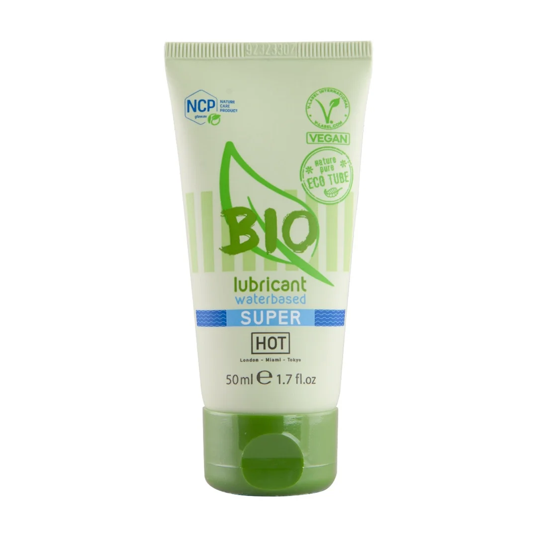 HOT Bio Lubrykant Wodny Super Poślizg 50 ml Eco-Tube Vegan