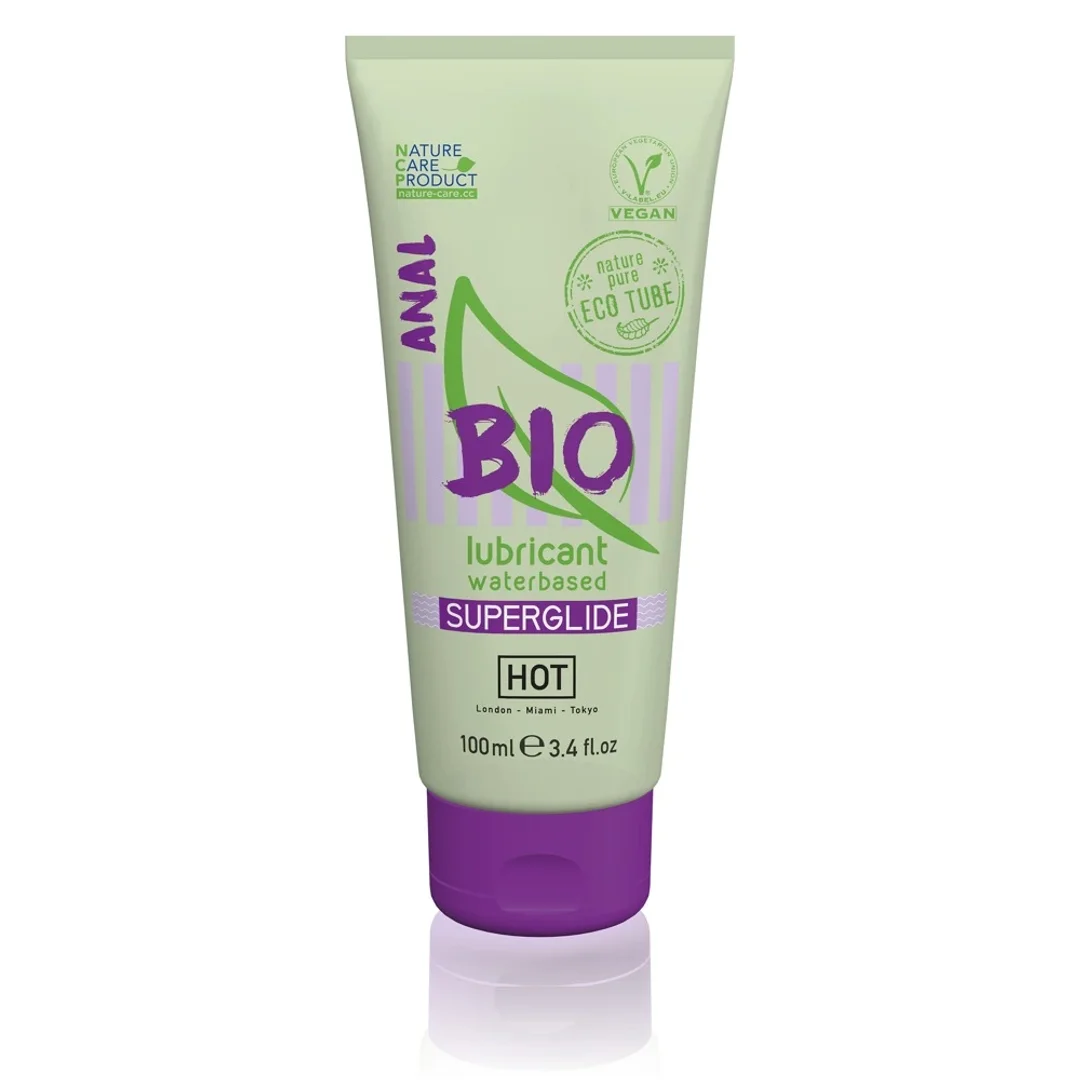 HOT Bio Wodny żel intymny analny 100ml, organiczny, wegański
