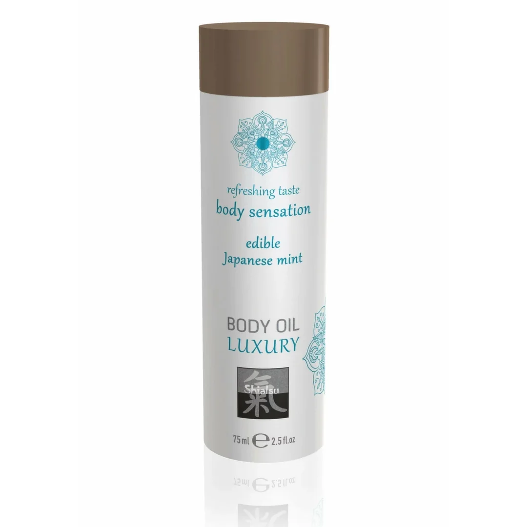 HOT Luxury Edible Body Oil 75 ml - jadalny olejek do masażu, 8 smakow