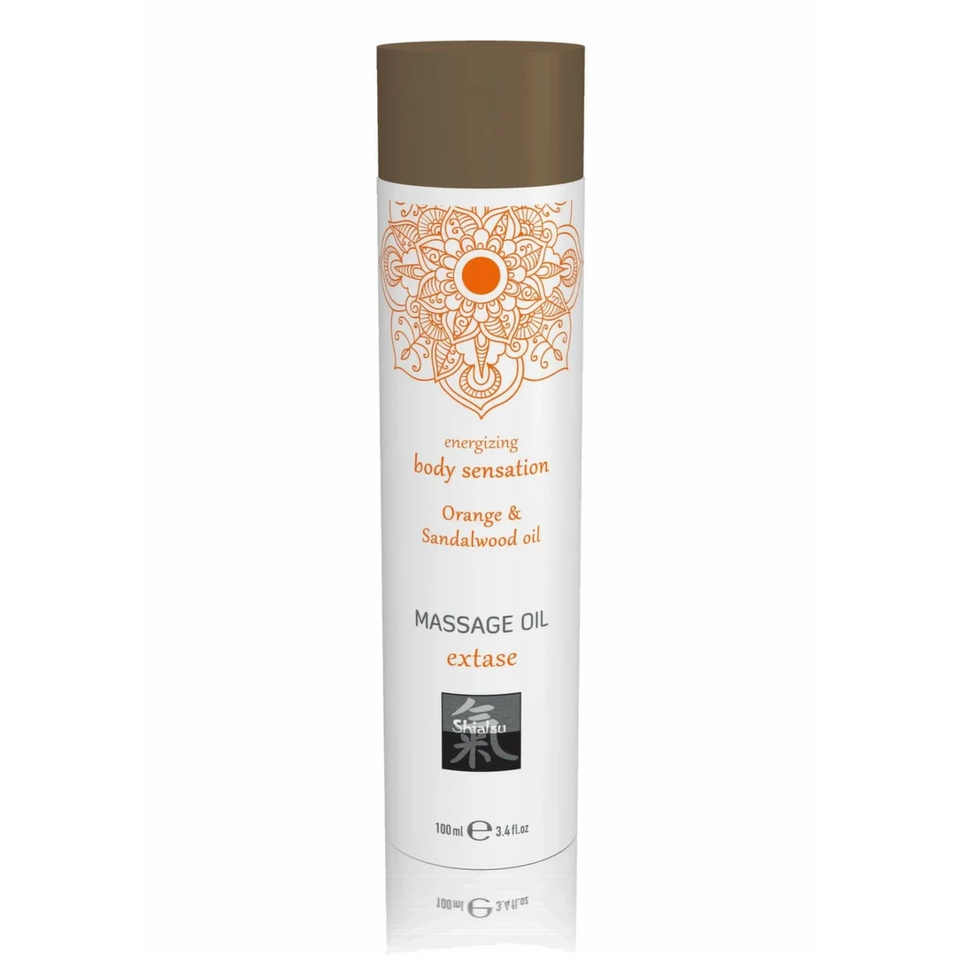 HOT Seductive Massage Oil 100 ml - naturalny olejek do masażu, bursztyn
