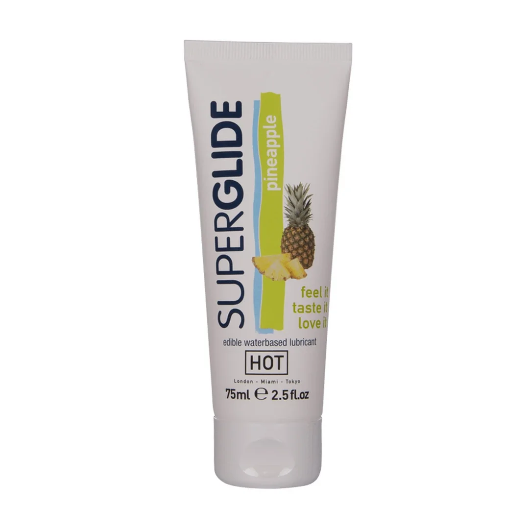 HOT Superglide żel intymny wodny jadalny smakowy 75 ml