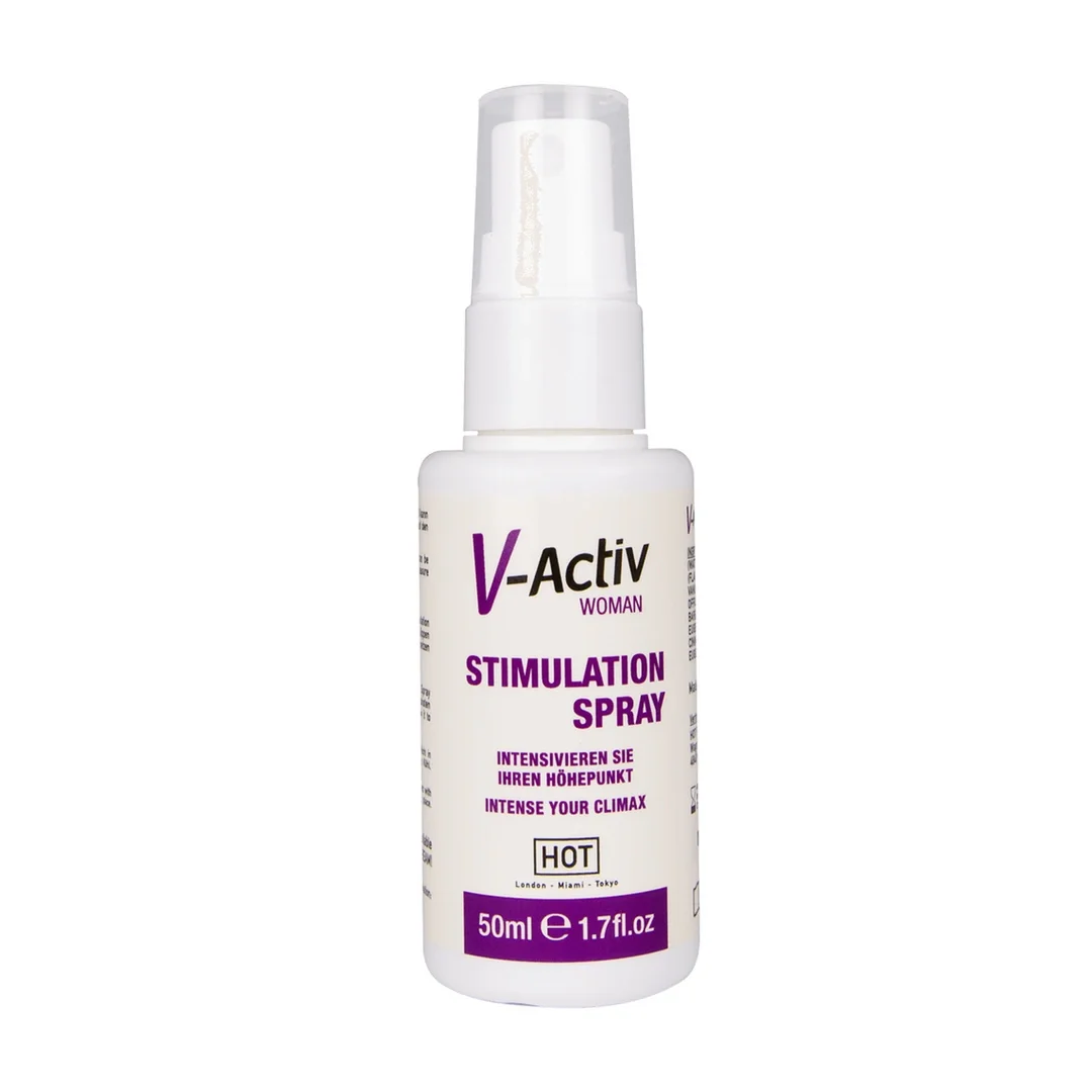 HOT V-Activ Spray dla kobiet stymulujący 50 ml aplikator higieniczny