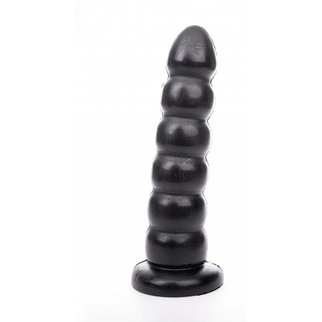 Hung System Yoo-Hoo 27,5 cm Czarny model anatomiczny z podstawą przyssawką