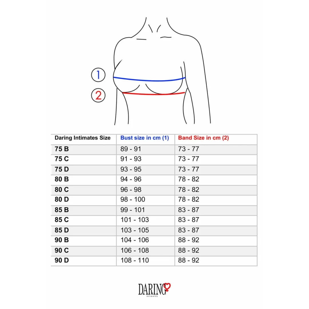 Hunkemoller Unlined Bra z koronką i ozdobnym paskiem pod biustem czarny 85B