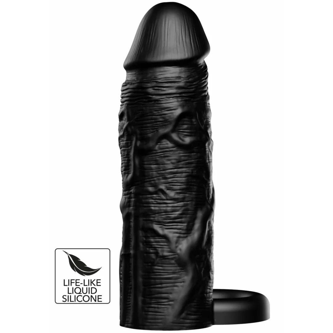 INFERNO by HIDDEN DESIRE Liquid Silicone Nakładka 15 cm z pierścieniem