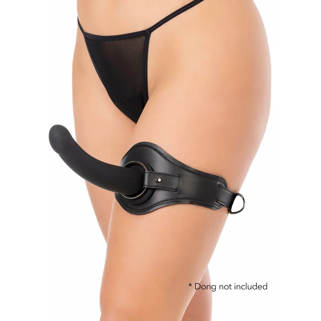 INFERNO by HIDDEN DESIRE Thigh Strap-On - pas udowy z wymiennymi pierścieniami