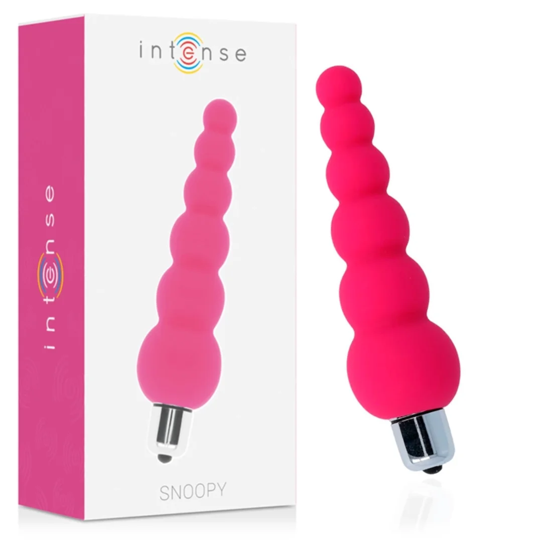 Intense Snoopy 7 trybow silikonowy model wibrujący rożowy 13,5 cm