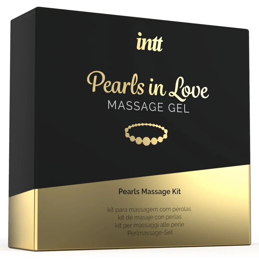 intt Pearls in Love Zestaw do masażu z żelem silikonowym i naszyjnikiem