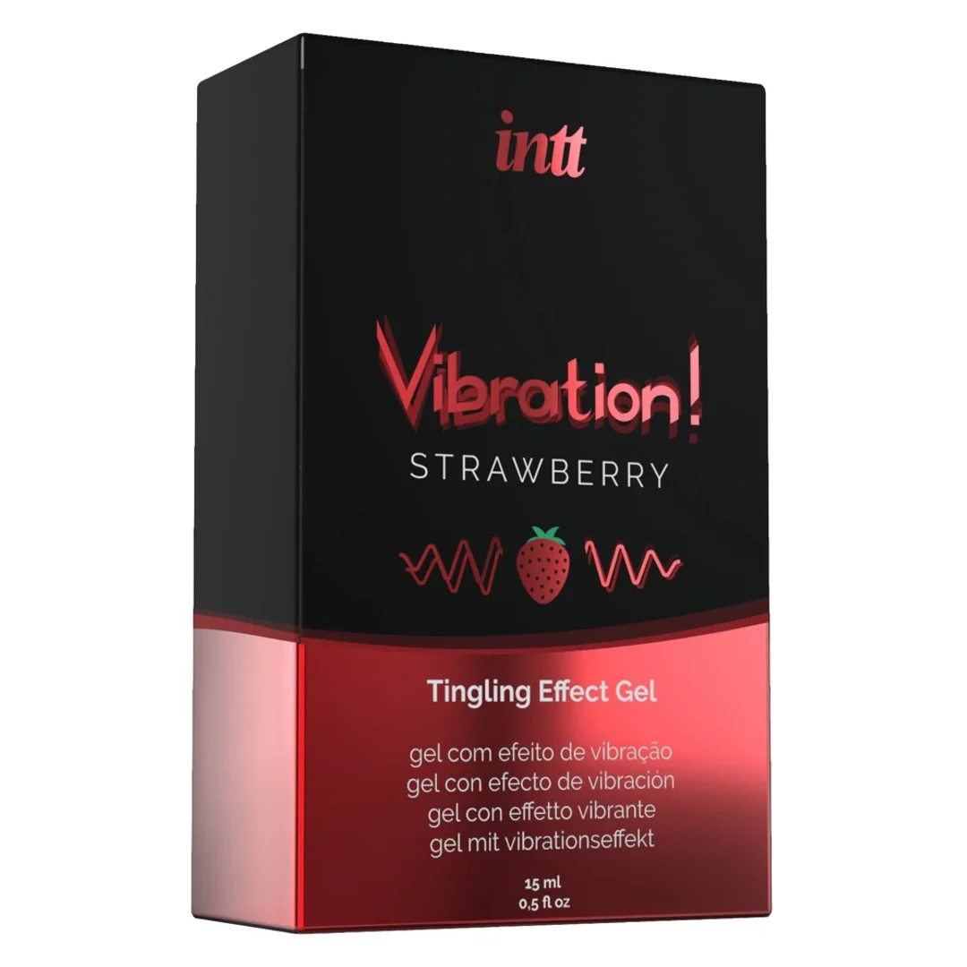 INTT Tingling Gel Strawberry 15ml - żel intymny z efektem pulsującym