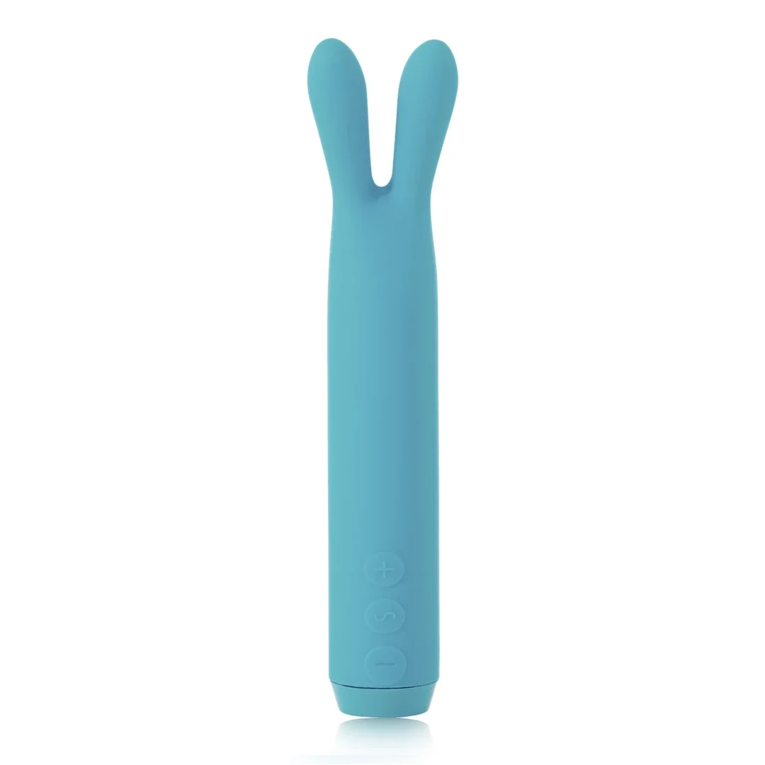 Je Joue Rabbit Bullet Teal - kompaktowy model z elastycznymi końcowkami