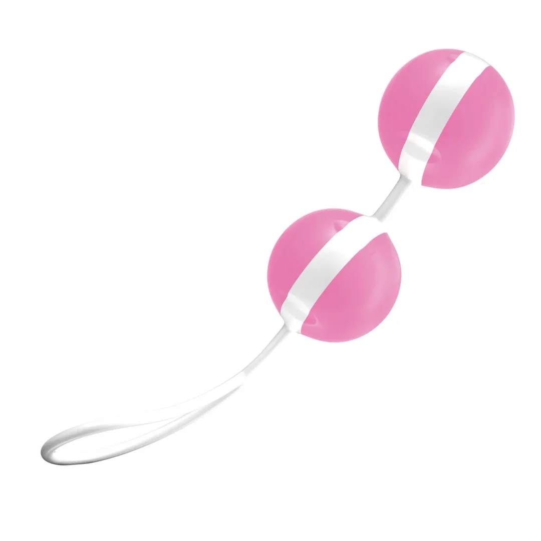 Joydivision Joyballs Trend Duo rożowo-białe - podwojny system treningowy 3,5 cm