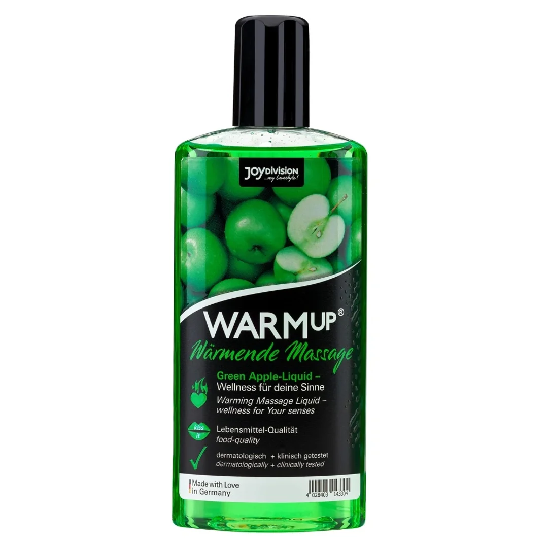 Joydivision WARMup Green Apple płyn do masażu rozgrzewający 150ml