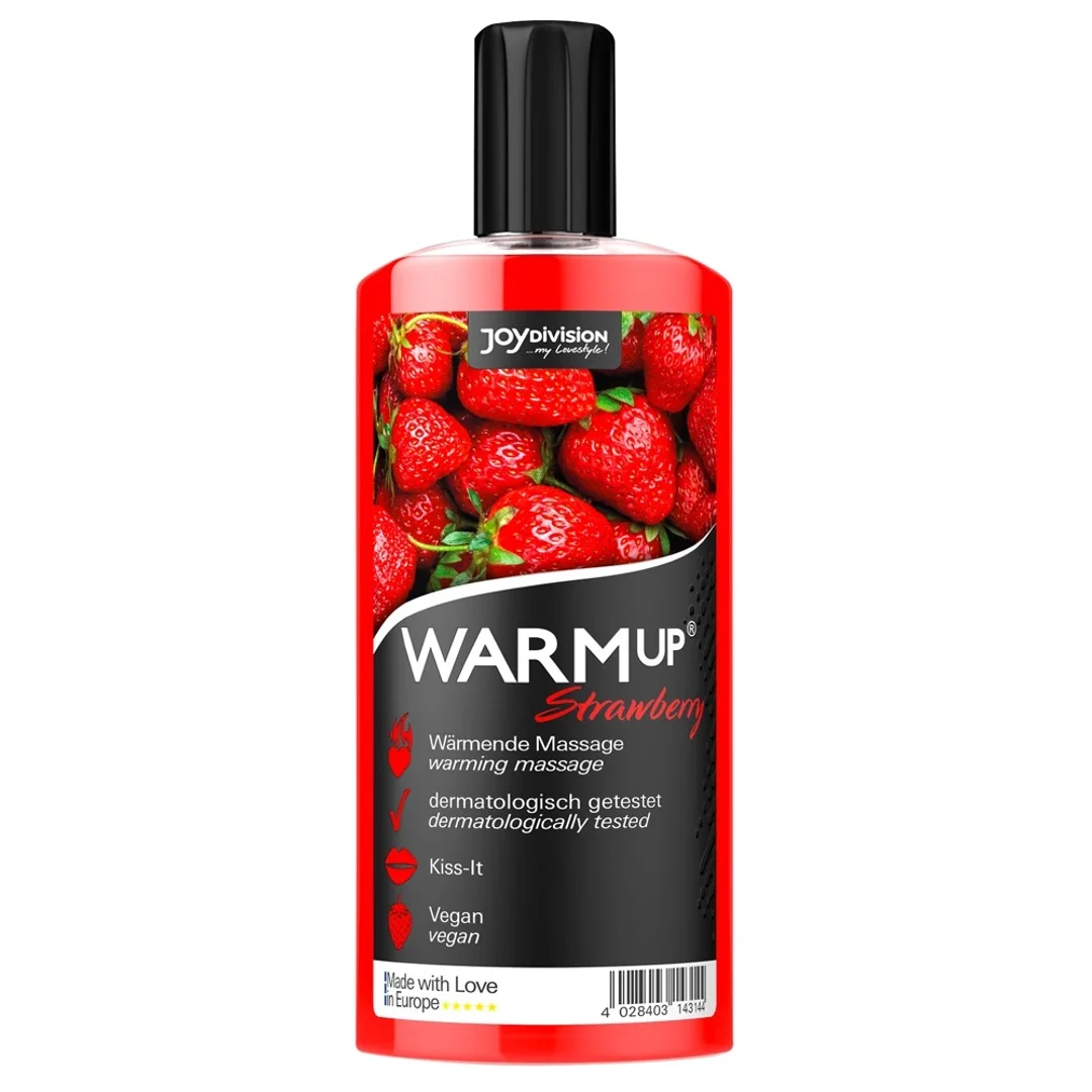 Joydivision Warmup Strawberry płyn do masażu rozgrzewający 150ml